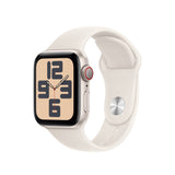 Apple Watch Series 6 (GPS + Cellular 40mm) - Gold Aluminum With Sport Band White