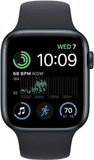 Apple Watch Series SE (2nd Gen) - Cellular - 44mm - Midnight with Midnight Solo Band