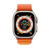 Apple Watch Ultra - Cellular - 41mm - Titanium with Orange Alpine Loop Band