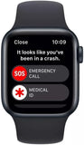 Apple Watch Series 7 (GPS 45mm) -  Midnight Aluminum With Sport Band Graphite