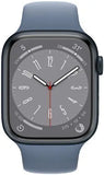 Apple Watch Series 8 - GPS - 45mm - Midnight Aluminum with Slate Blue Sport Band (32GB)