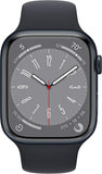 Apple Watch Series 8 (GPS 45mm) - Midnight Aluminum With Black Sport Band