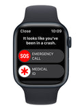 Apple Watch Series 8 (GPS 45mm) - Midnight Aluminum With Black Sport Band