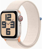 Apple Watch Series SE 1st Gen (2020) - GPS - 44mm - Starlight with Pink Sport Loop Band