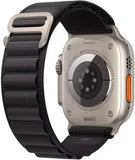 Apple Watch Ultra - Cellular - 49MM- Titanium with Black Alpine Loop Band